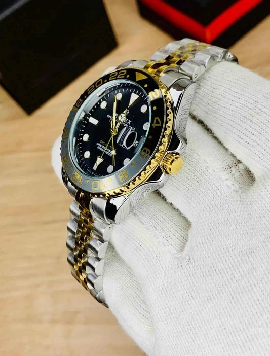 Rolex GMT Dual | Silver - Golden