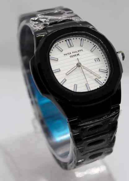 Patek Philippe Nautilus Black - White Dial