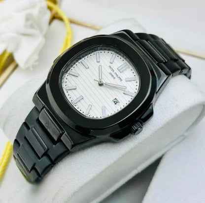 Patek Philippe Nautilus Black - White Dial