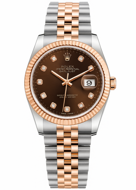 Rolex Date - Just Two-Tone Automatic – Diamond Dial Edition