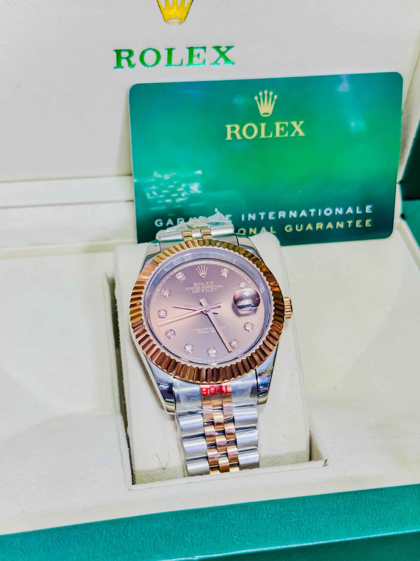Rolex Date - Just Two-Tone Automatic – Diamond Dial Edition