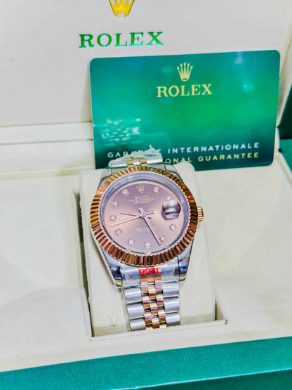 Rolex Date - Just Two-Tone Automatic – Diamond Dial Edition
