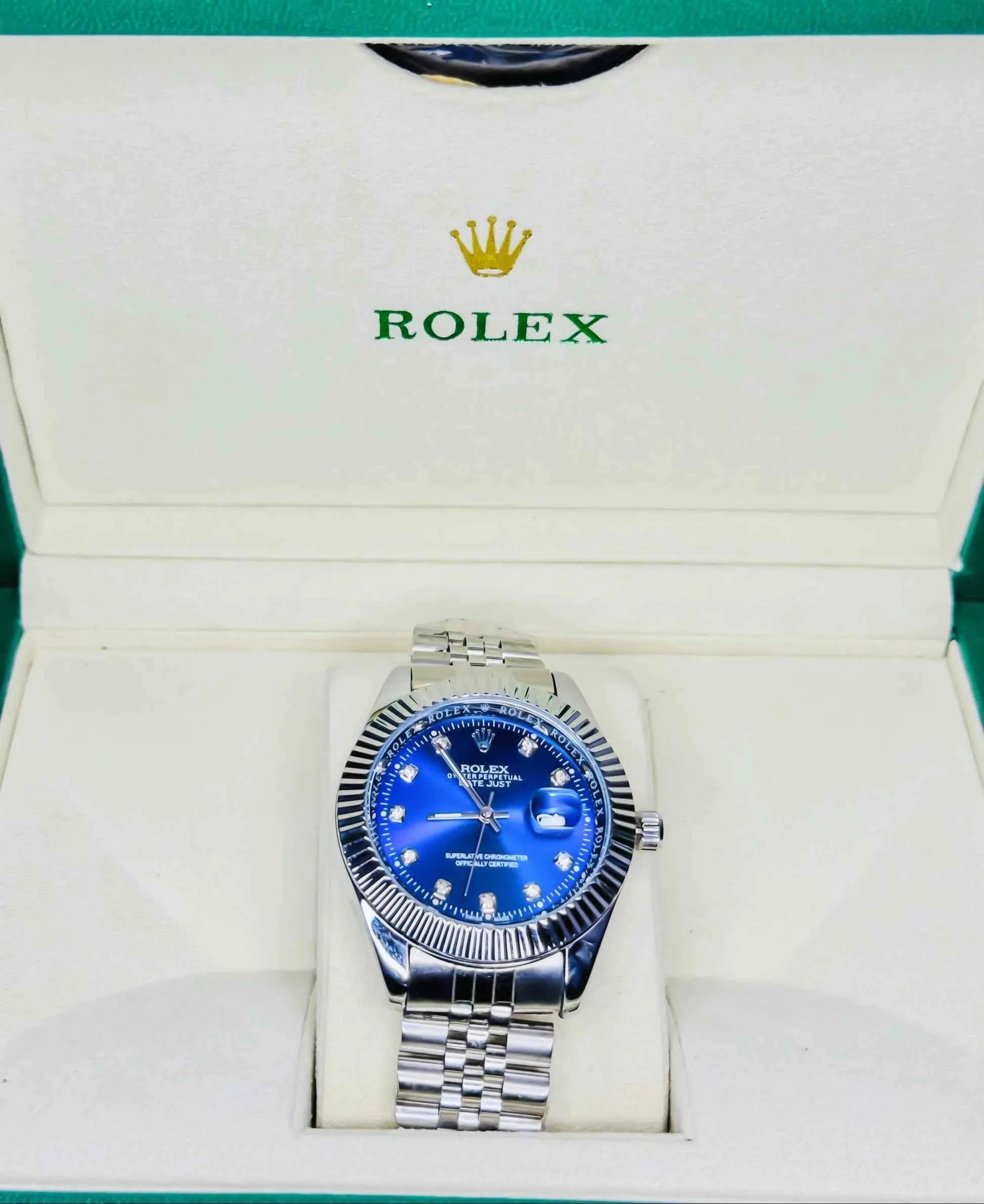 Rolex Royale Date Just - Blue