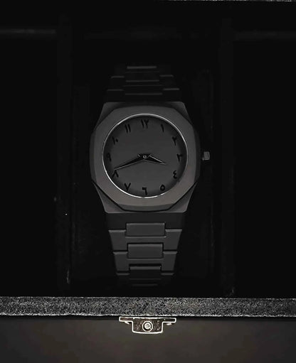 Arabic Aura Watch | Black - with Box