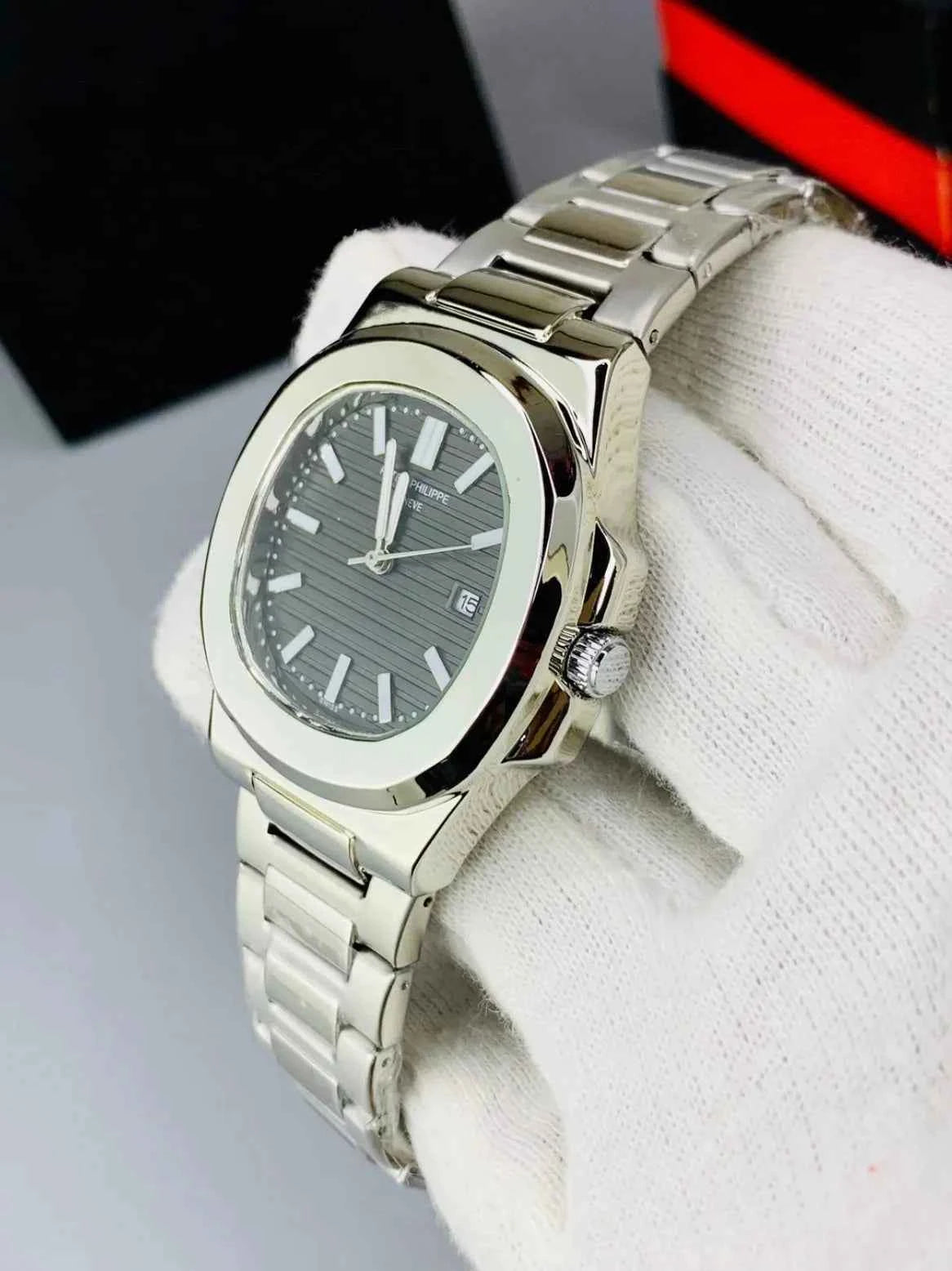 Patek Philippe Nautilus Silver