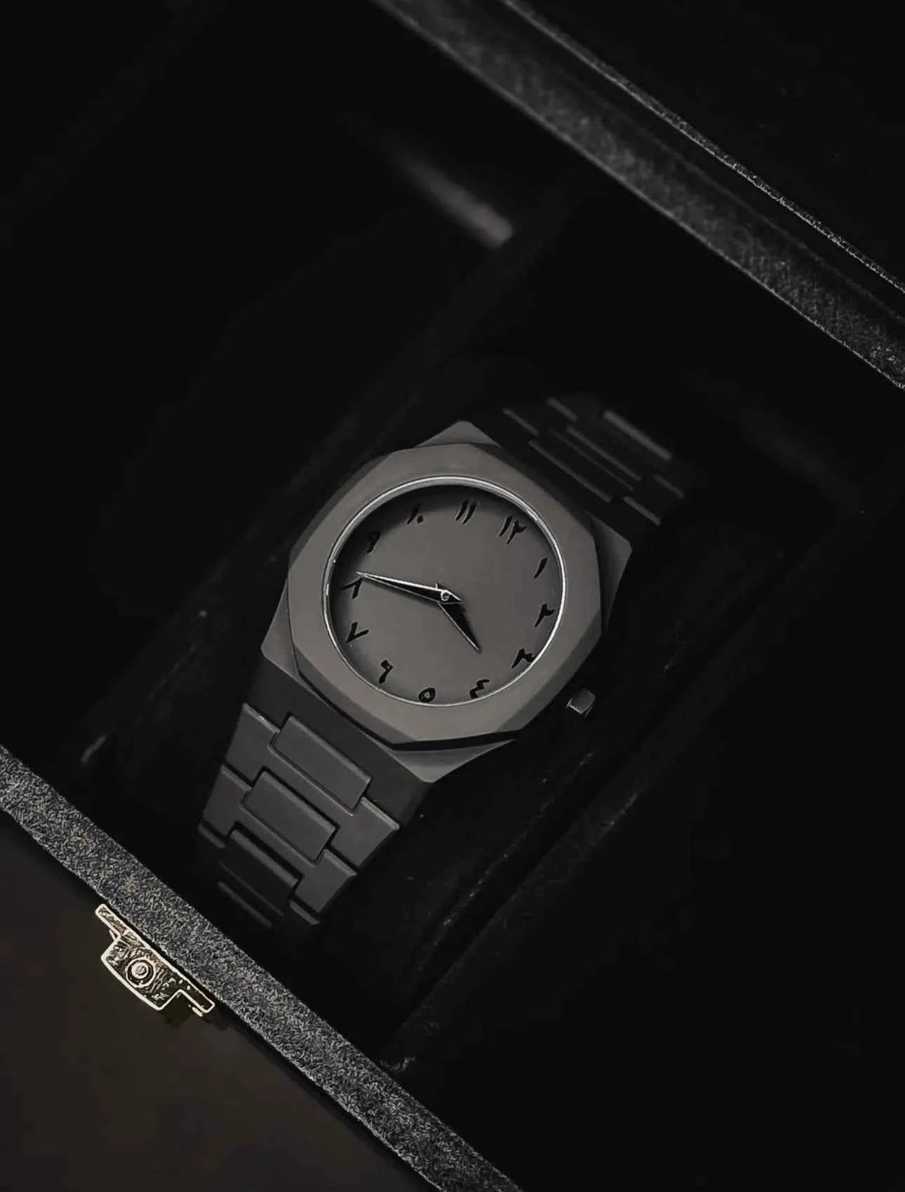 Arabic Aura Watch | Black - with Box