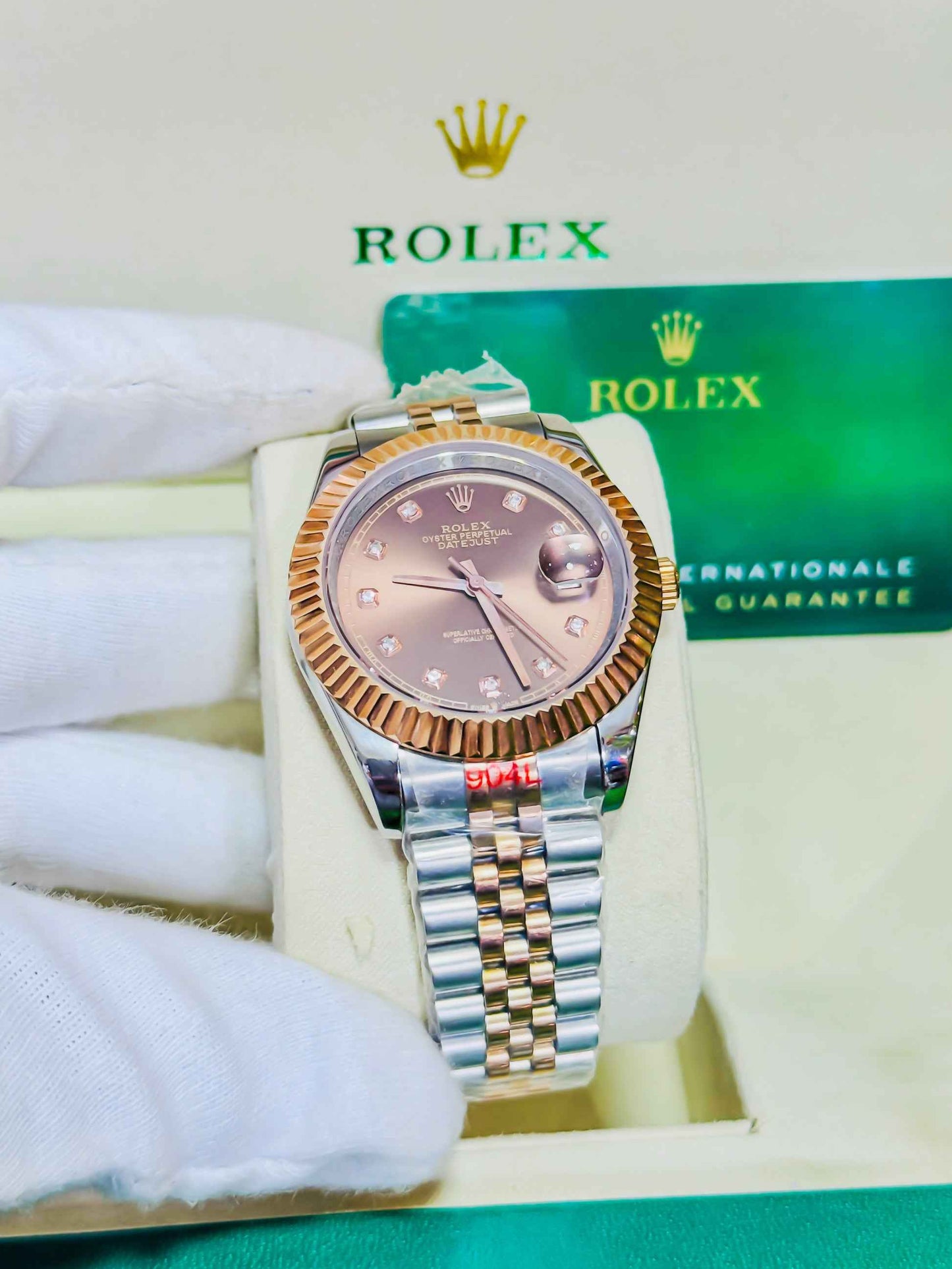 Rolex Date - Just Two-Tone Automatic – Diamond Dial Edition