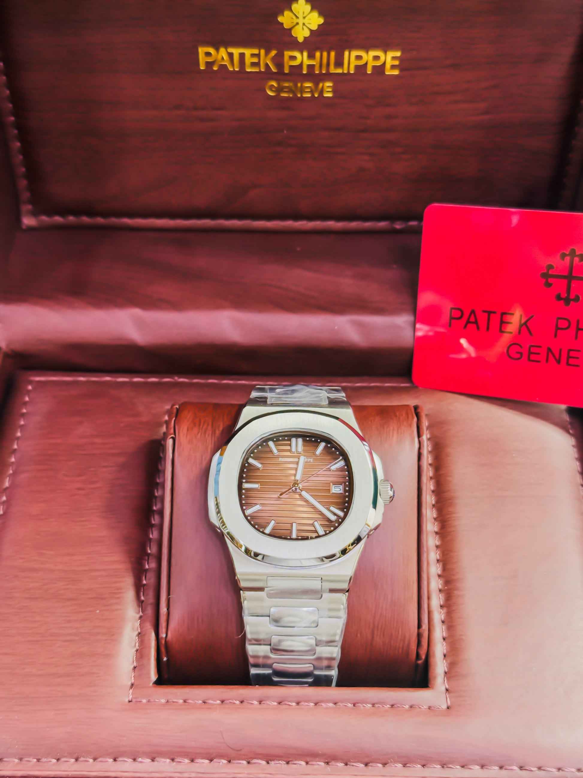 Patek Philippe Nautilus Silver - Brown Dial | Master Edition