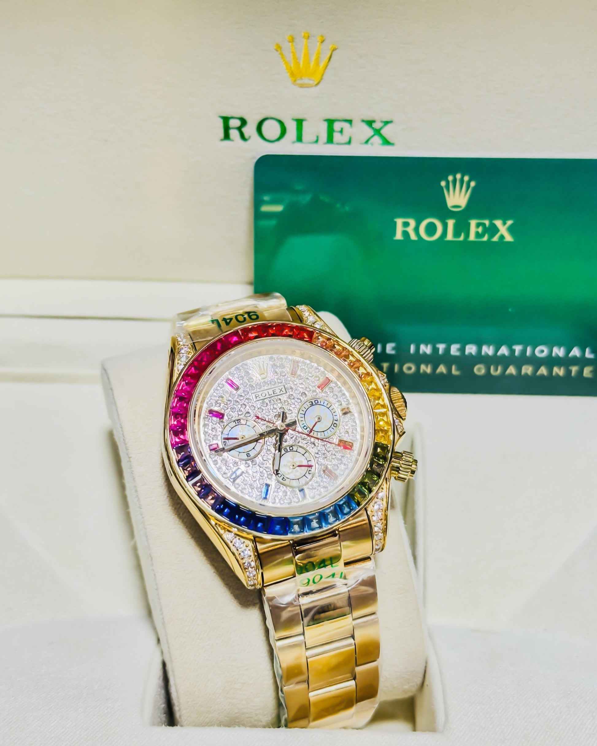 Rolex Rainbow Daytona - Gold Master Edition