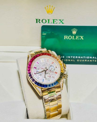 Rolex Rainbow Daytona - Gold Master Edition