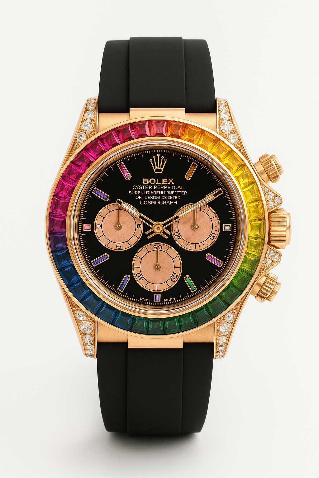Rolex Rainbow Daytona | Luxury Strap Edition - Aura Times