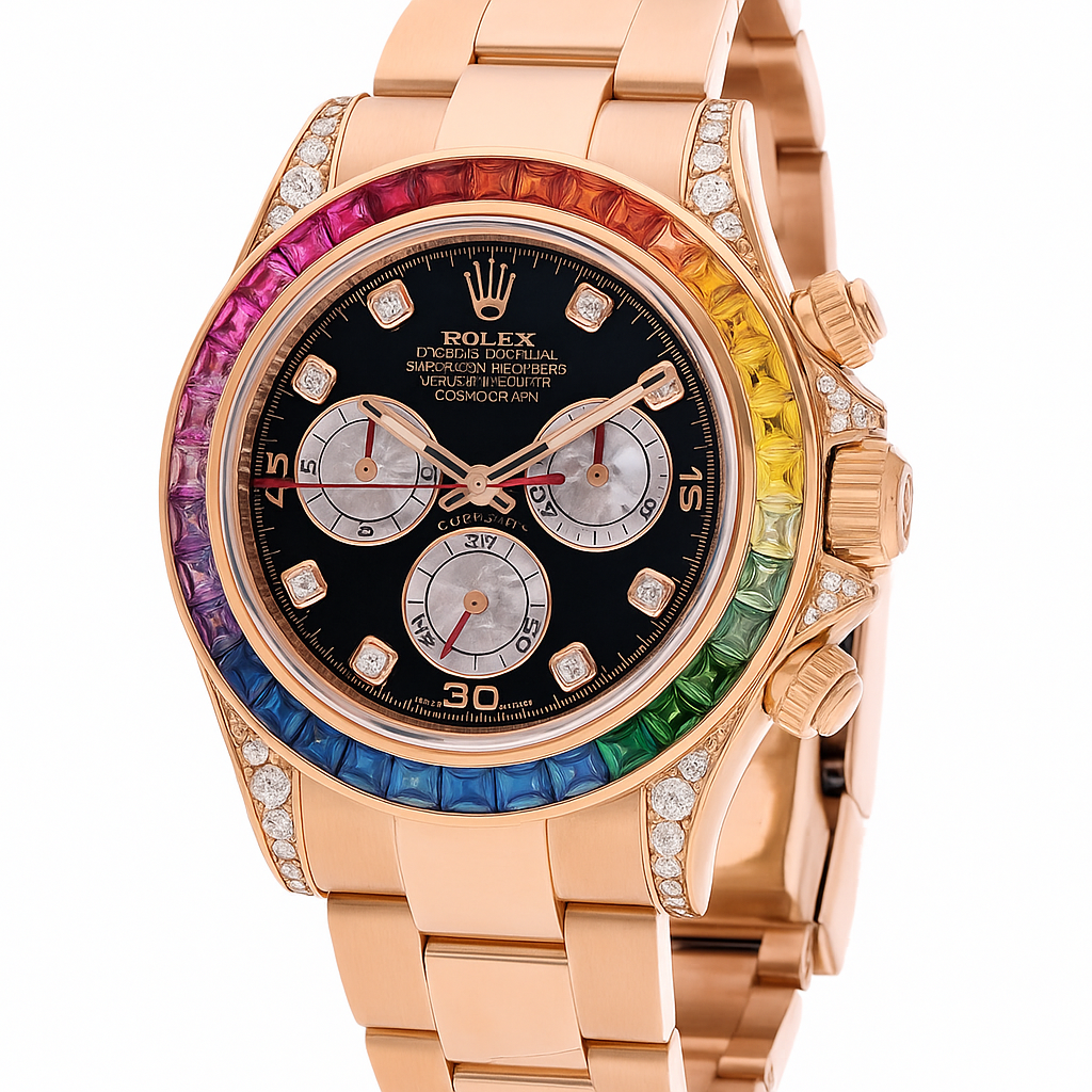 Rolex Rainbow Daytona - Chronograph Master Edition - Aura Times