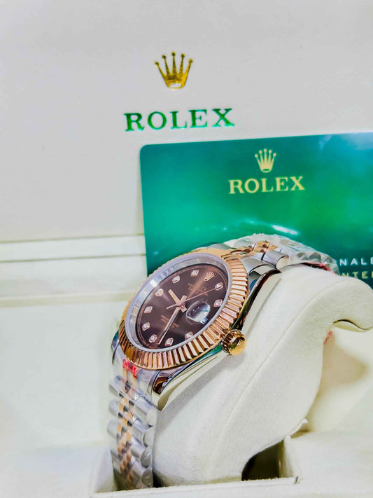 Rolex Date - Just Two-Tone Automatic – Diamond Dial Edition