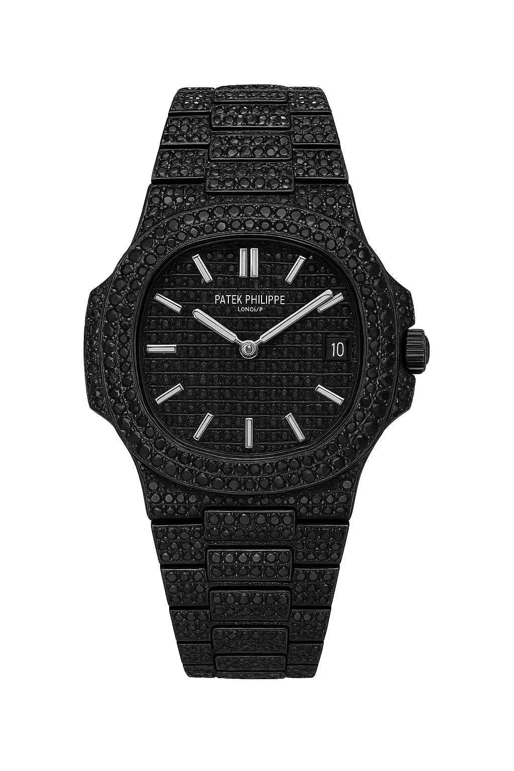 Patek Philippe Iced Out Black