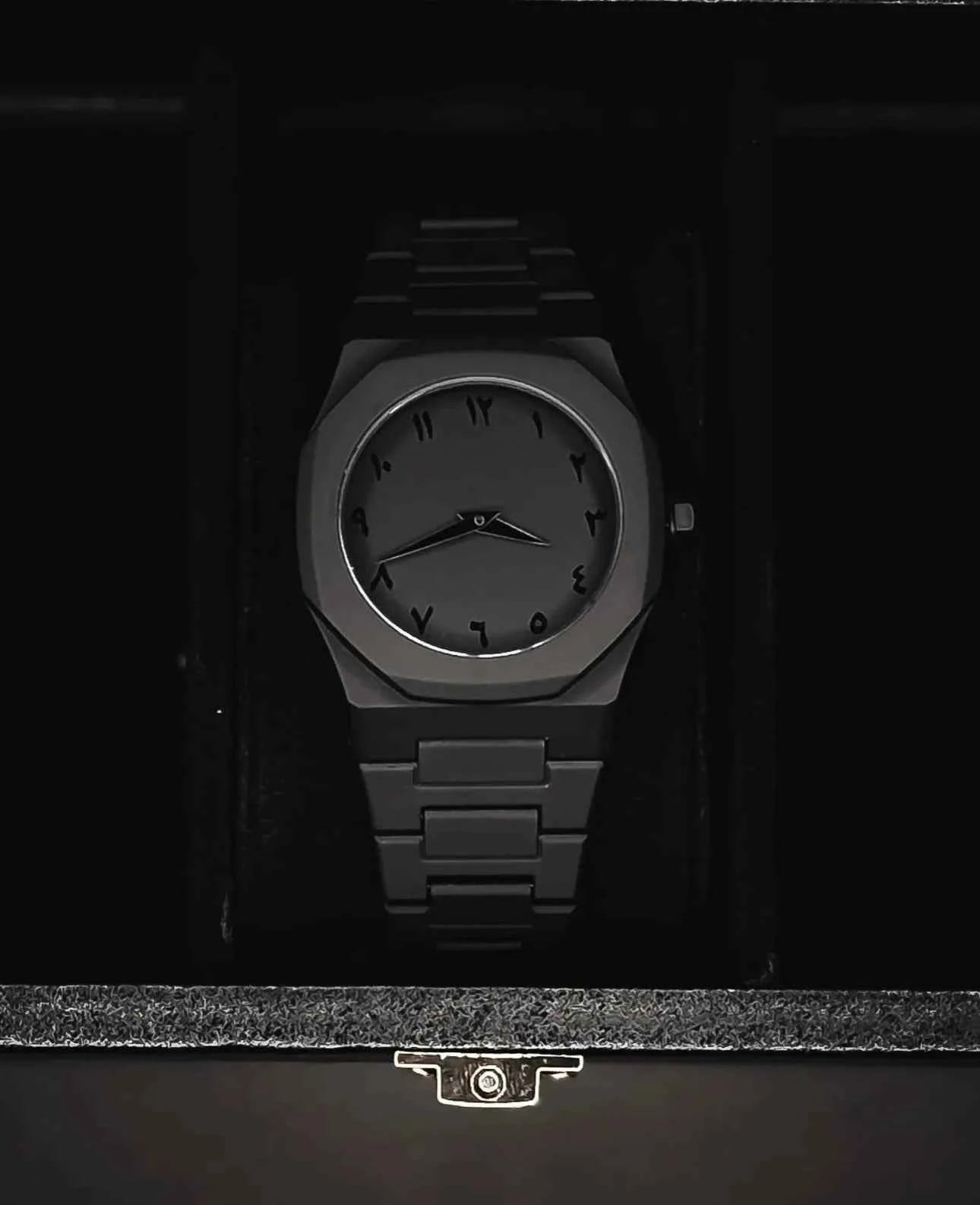Arabic Aura Watch | Black - with Box