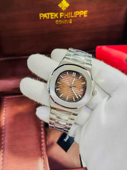 Patek Philippe Nautilus Silver - Brown Dial | Master Edition