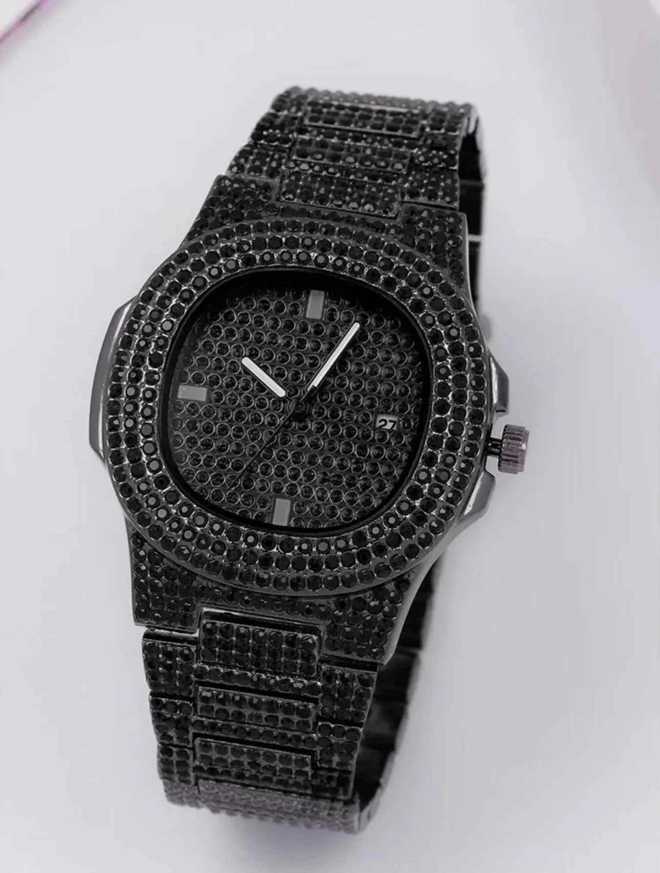 Patek Philippe Iced Out Black