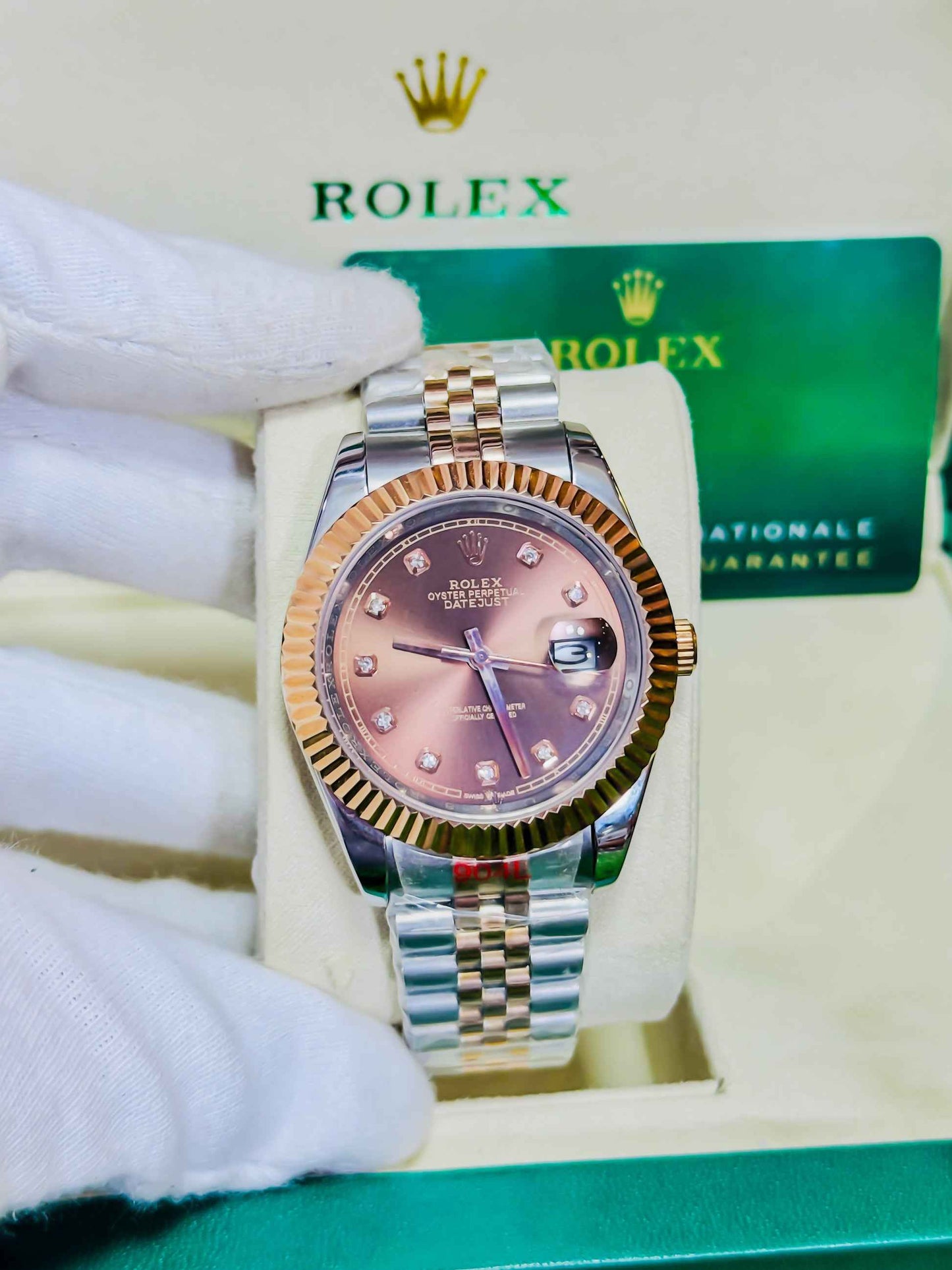 Rolex Date - Just Two-Tone Automatic – Diamond Dial Edition