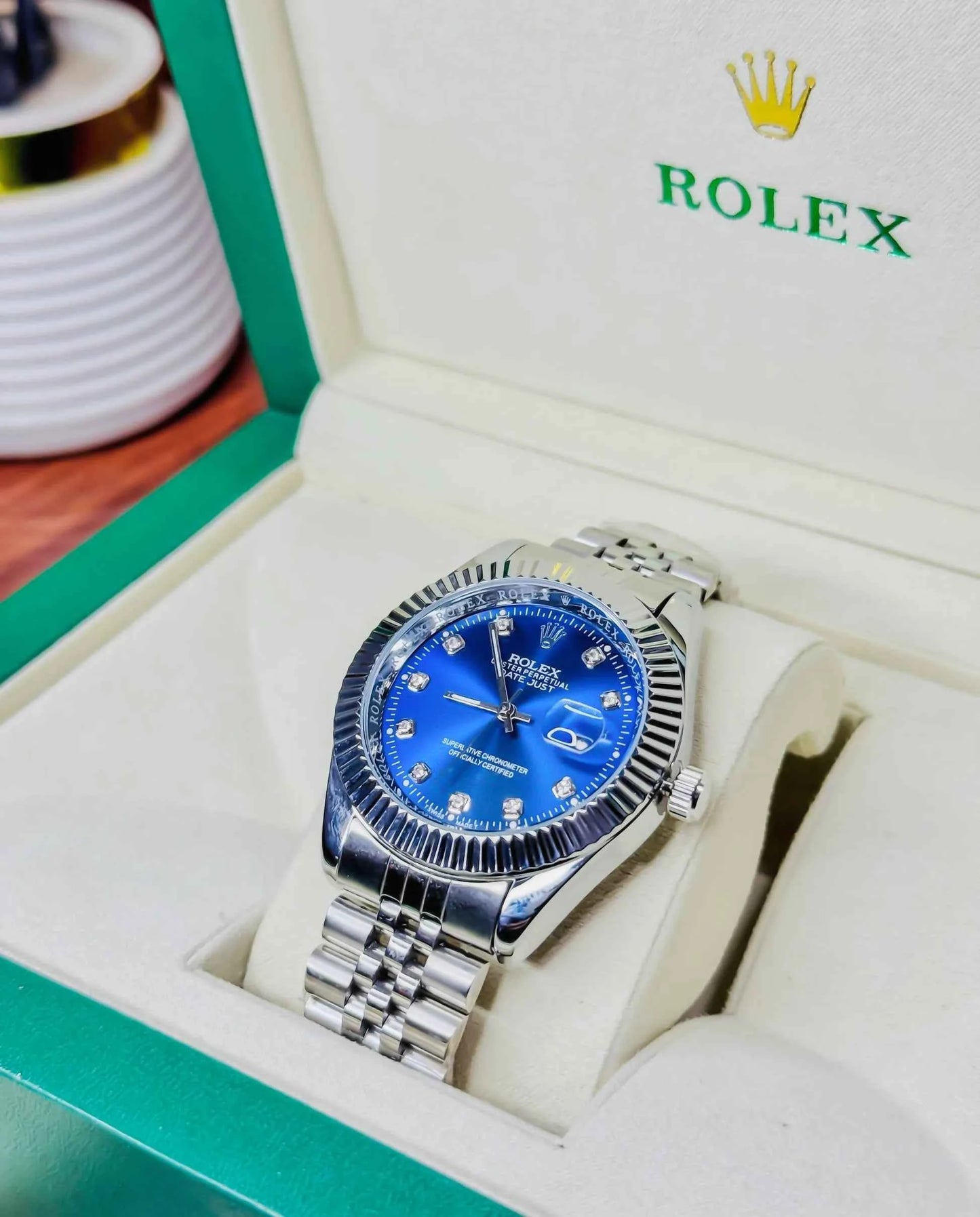 Rolex Royale Date Just - Blue