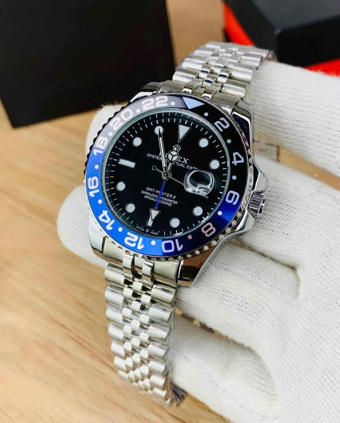 Rolex GMT Dual Blue-Black