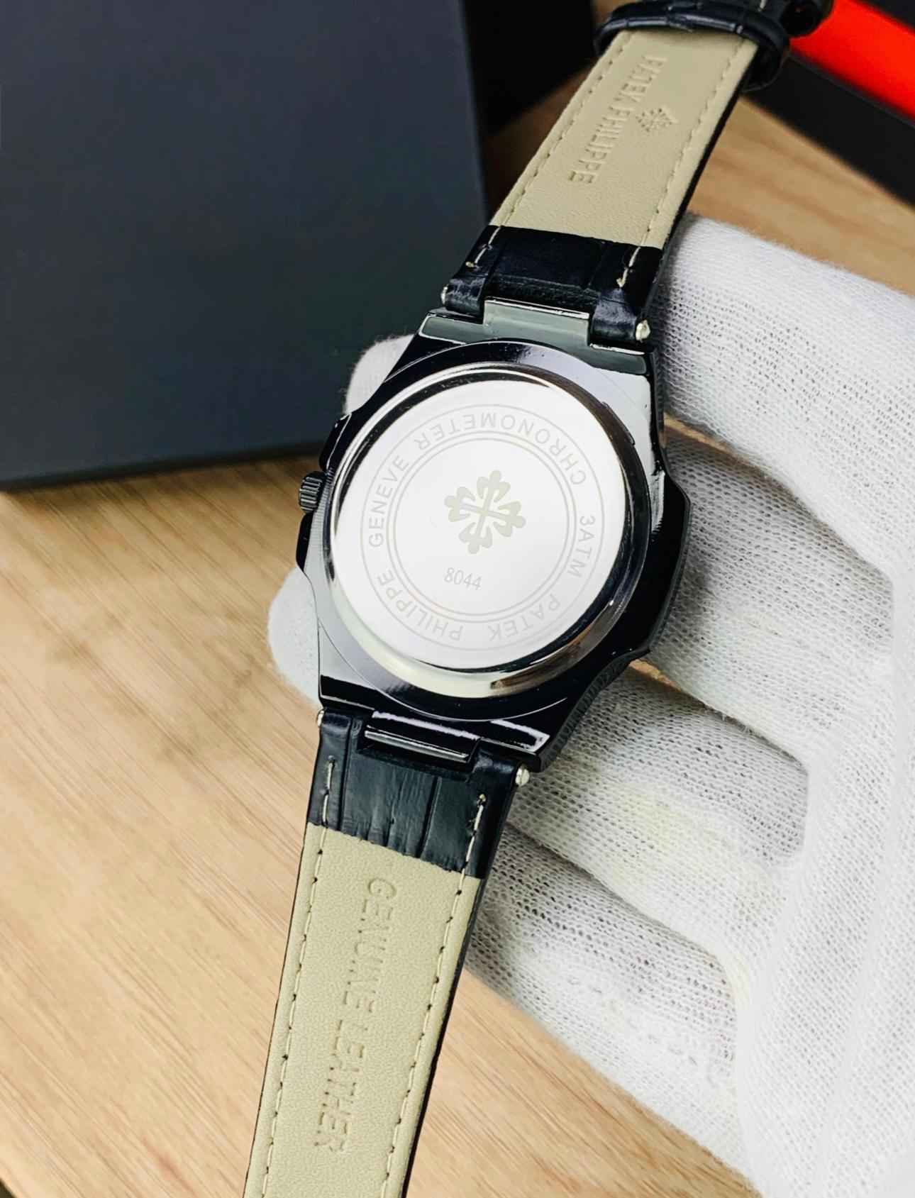 Patek Philippe – Black Silver Leather Edition